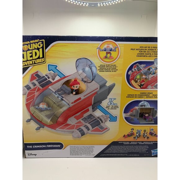 Star Wars Young Jedi Adventures The Crimson Firehawk Toy Set - Picture 4 of 9